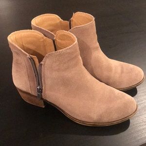 Lucky Brand Suede Booties size 7
